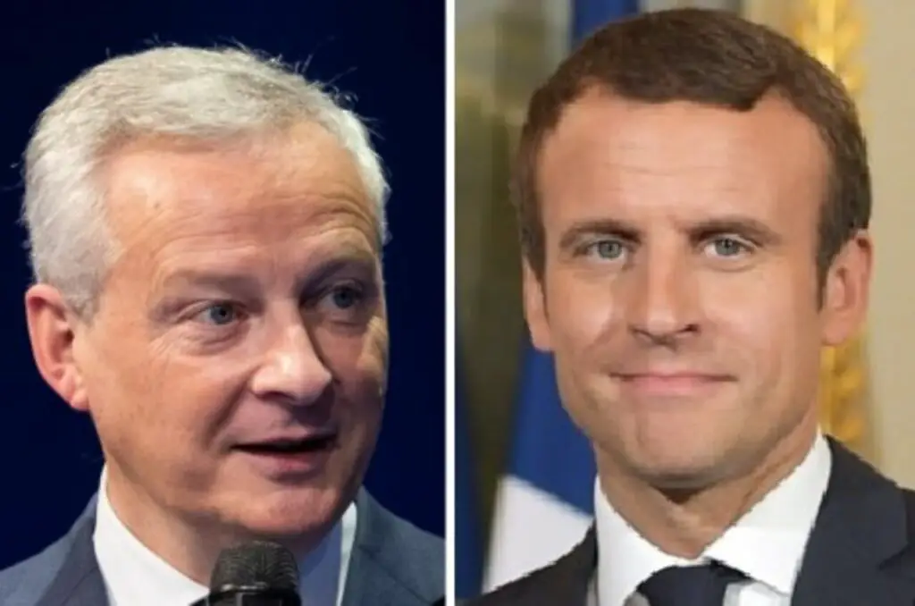 Bruno Le Maire et Emmanuel Macron @WikiCommons