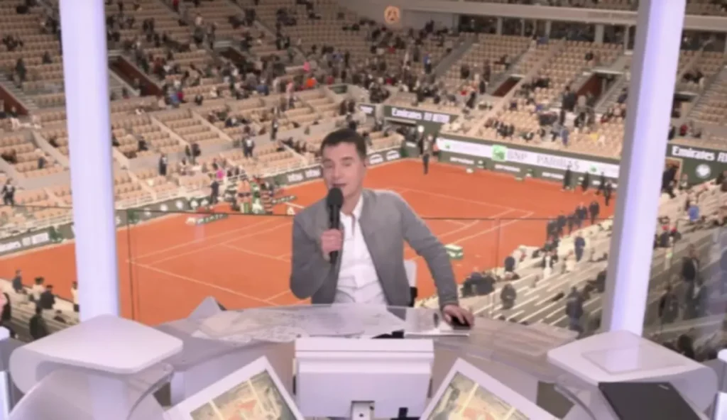 Roland-Garros : le présentateur emblématique Laurent Luyat dérape en plein direct