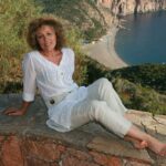 Mireille Dumas during a photo session in her house in Porto in southern Corsica, France on August 14, 2007. Photo by Max Colin/ABACAPRESS.COM