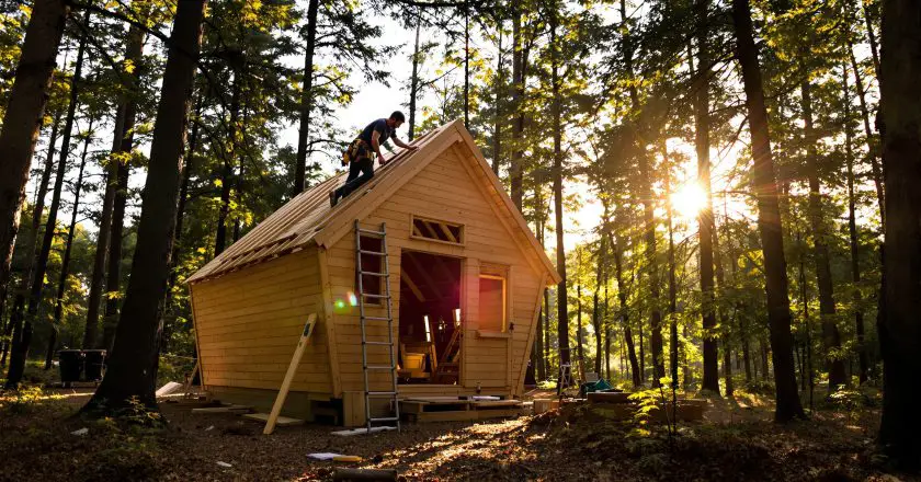 Vianney construit son studio en pleine nature : un projet en famille partagé sur les réseaux