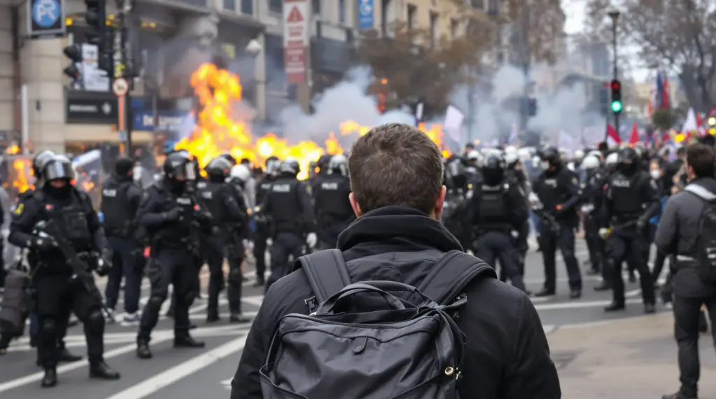 Manifestation Lyon Blessure
