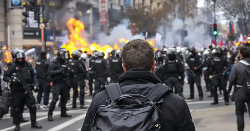Un journaliste blessé à Lyon, l’émotion de Léa Salamé en direct au 20 heures